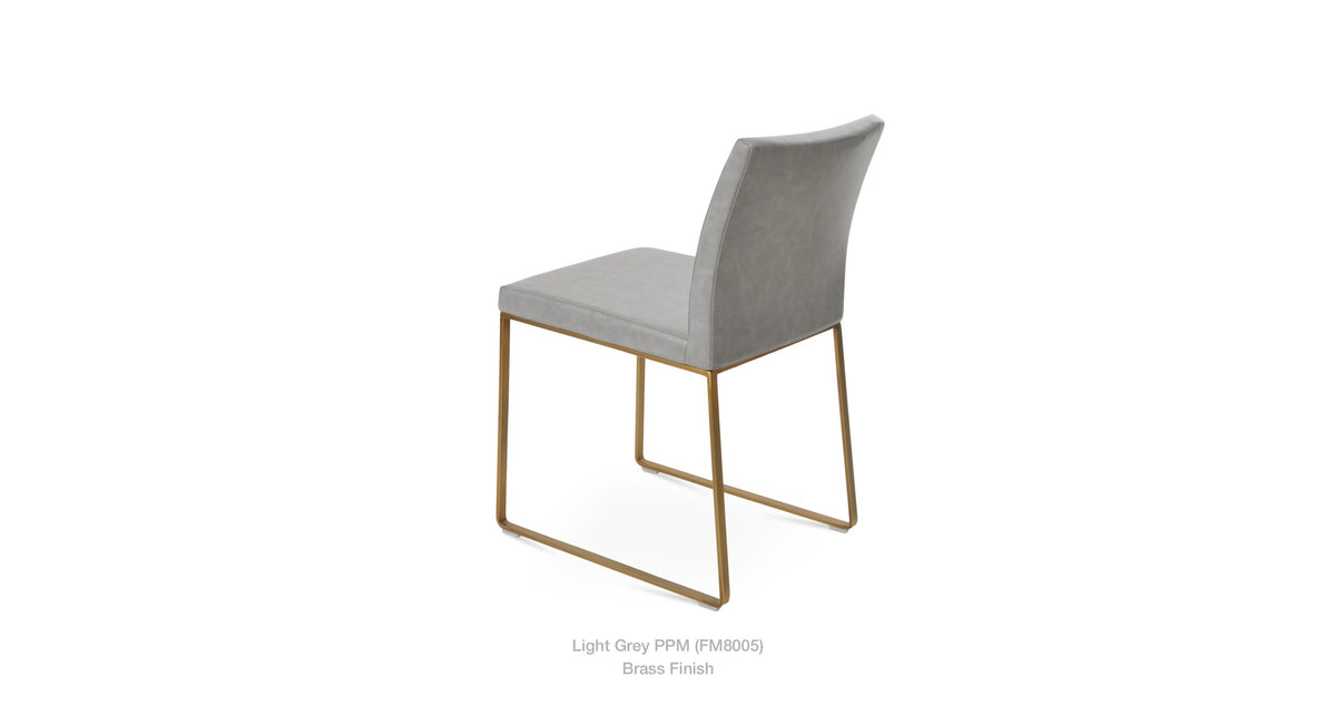 Aria Sled Chair - stylish chairs for any table | Image 54 | InSTYLE Home & Rugs