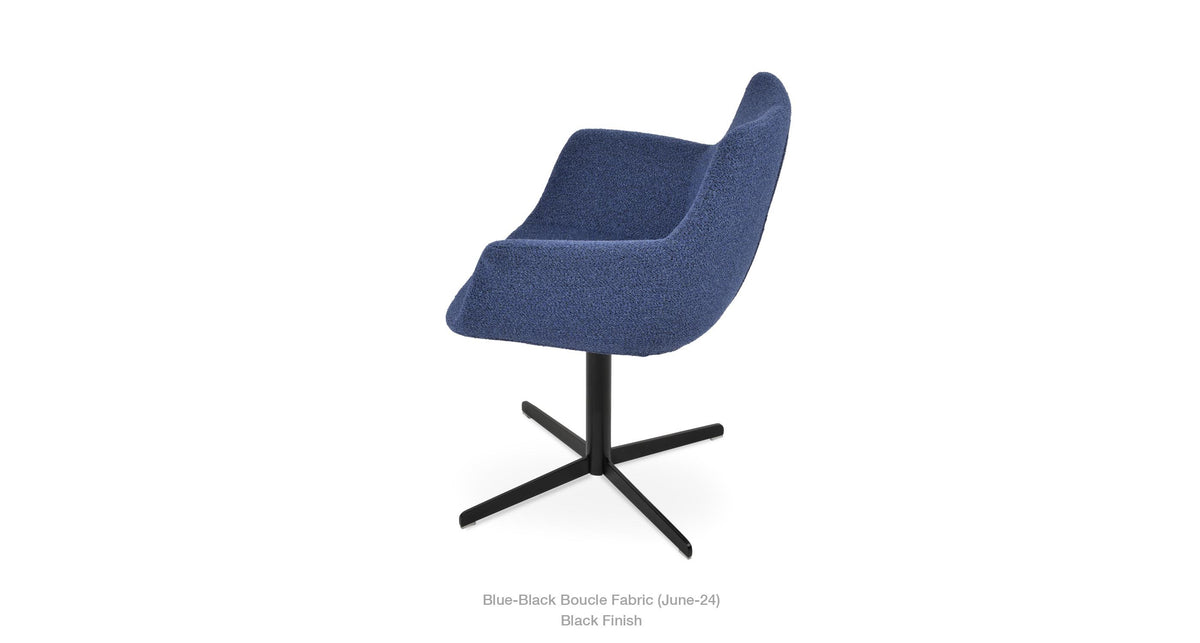 Bottega 4 Star Chair - comfortable seating for dining and office spaces | Image 6 | InSTYLE Home & Rugs