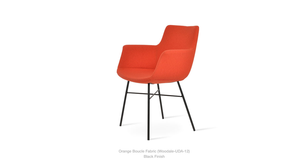 Bottega Cross Chair - comfortable seating for dining and office spaces | Image 7 | InSTYLE Home & Rugs