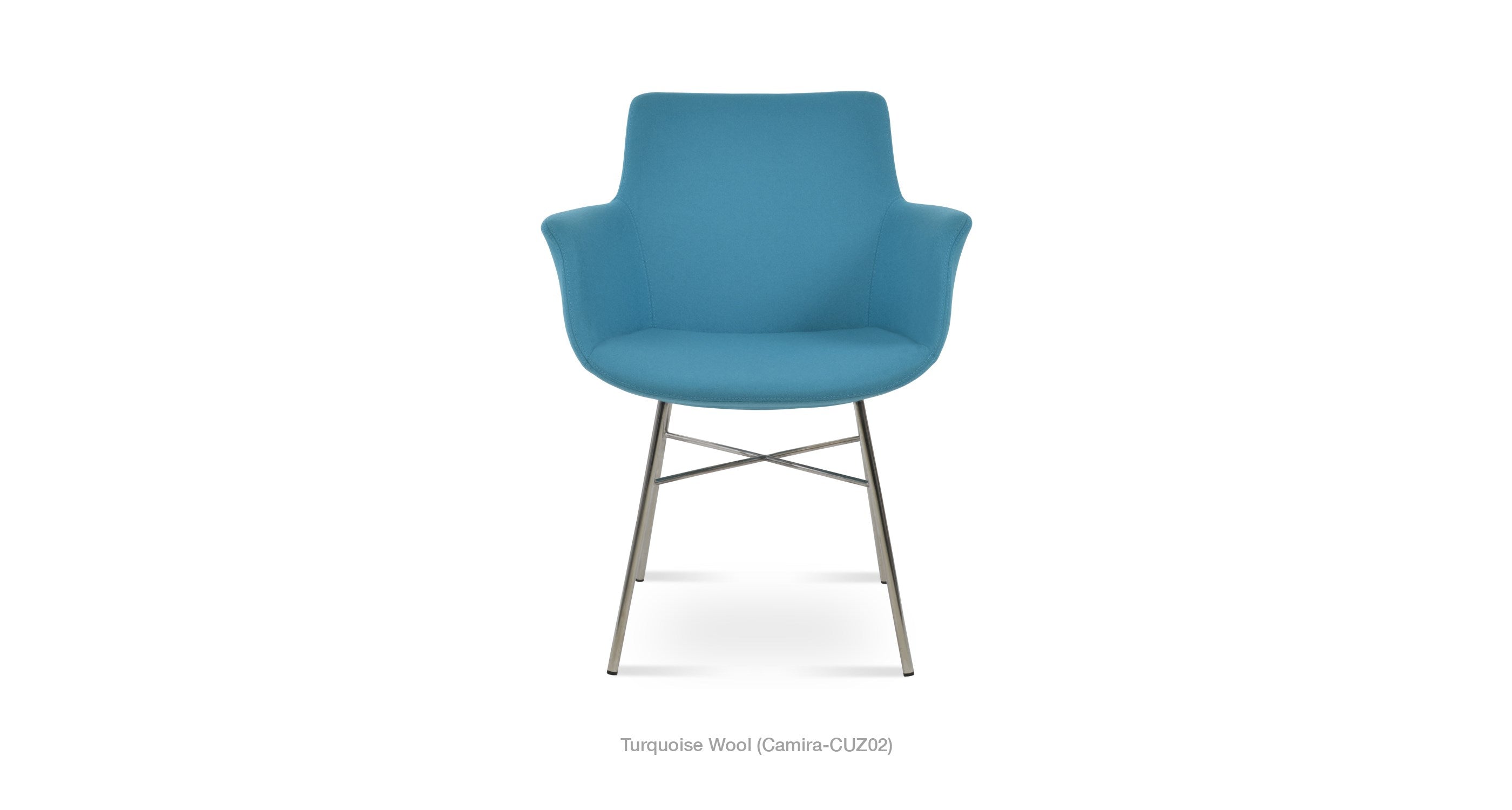 Bottega Cross Chair - comfortable seating for dining and office spaces | Image 10 | InSTYLE Home & Rugs