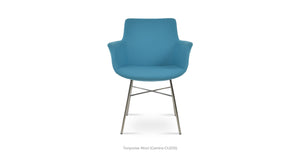 Bottega Cross Chair - comfortable seating for dining and office spaces | Image 10 | InSTYLE Home & Rugs