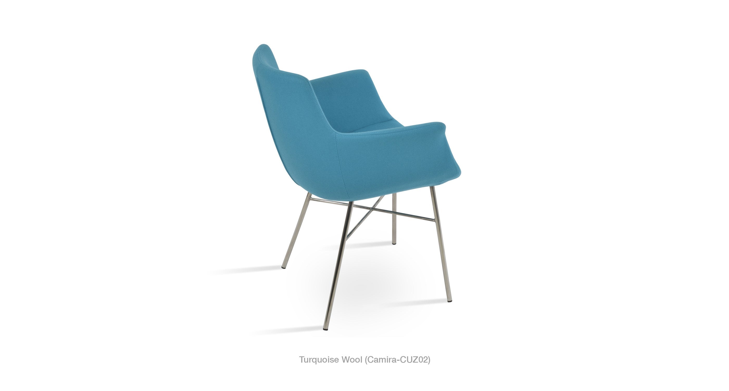 Bottega Cross Chair - comfortable seating for dining and office spaces | Image 11 | InSTYLE Home & Rugs