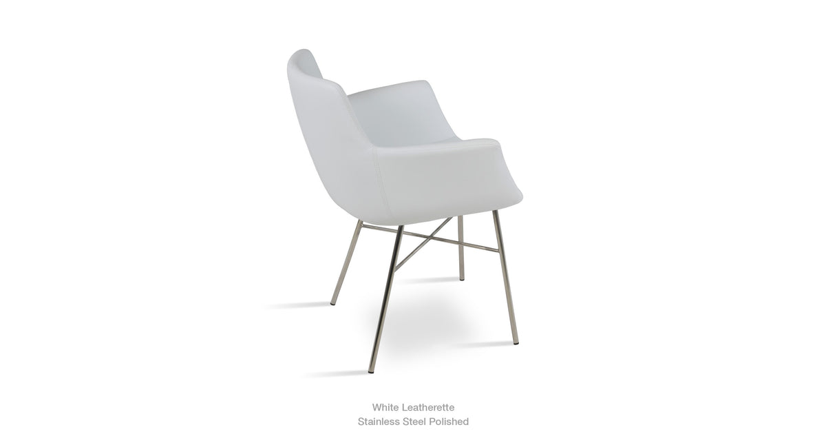 Bottega Cross Chair - comfortable seating for dining and office spaces | Image 24 | InSTYLE Home & Rugs