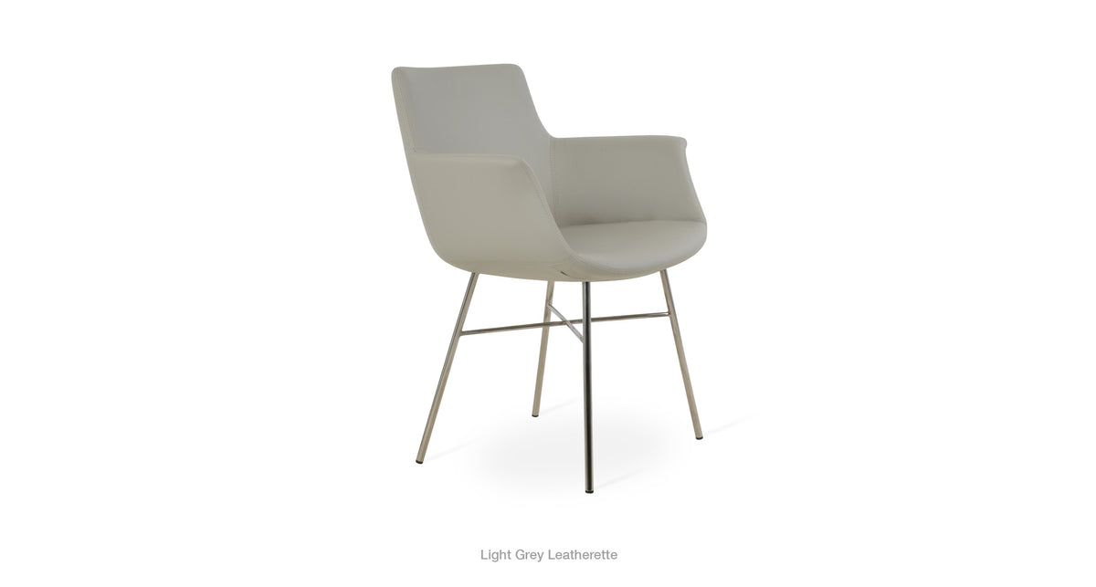 Bottega Cross Chair - comfortable seating for dining and office spaces | Image 30 | InSTYLE Home & Rugs