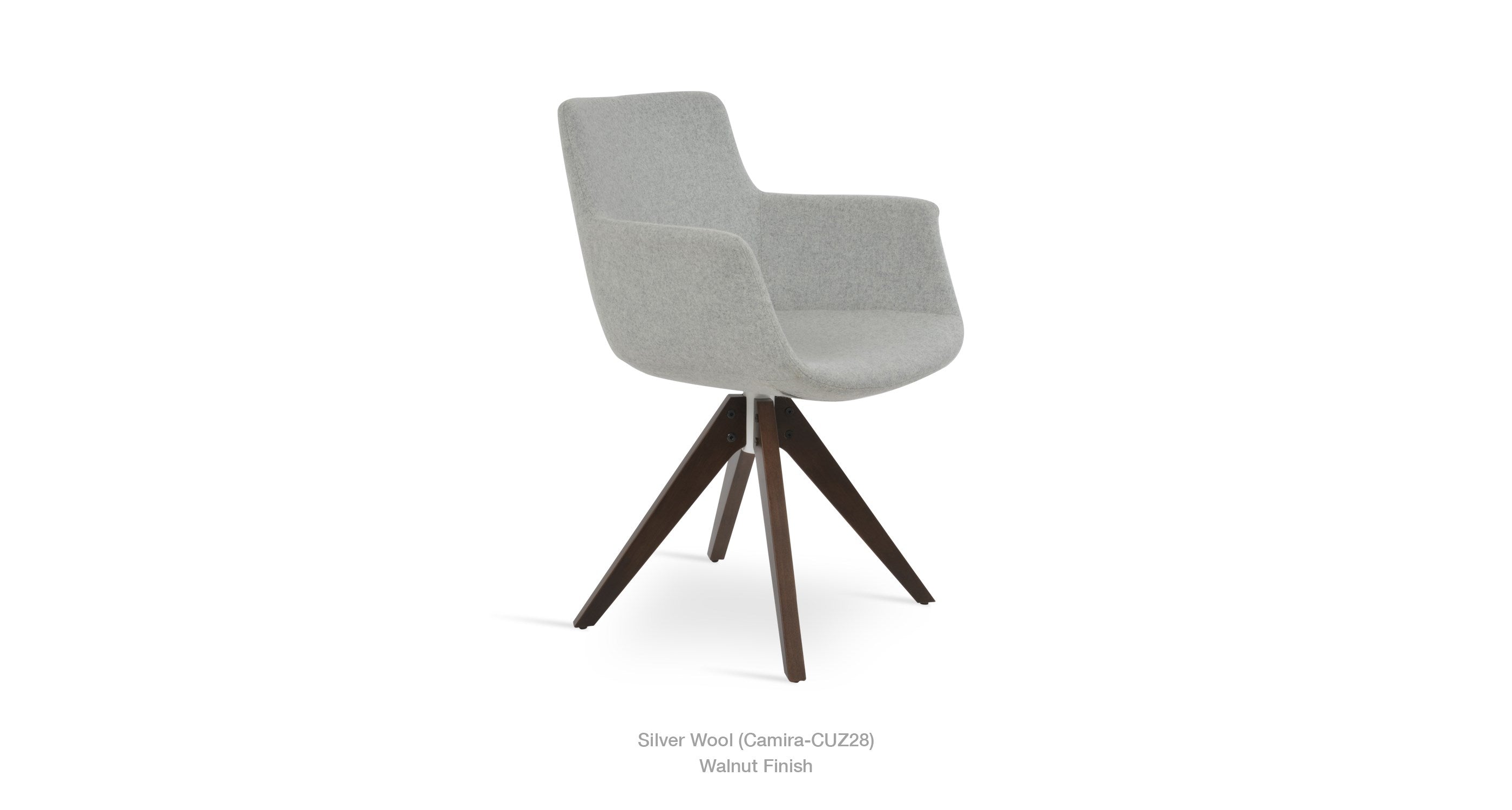 Bottega Pyramid Swivel Chair - durable construction for long-lasting use | Image 35 | InSTYLE Home & Rugs