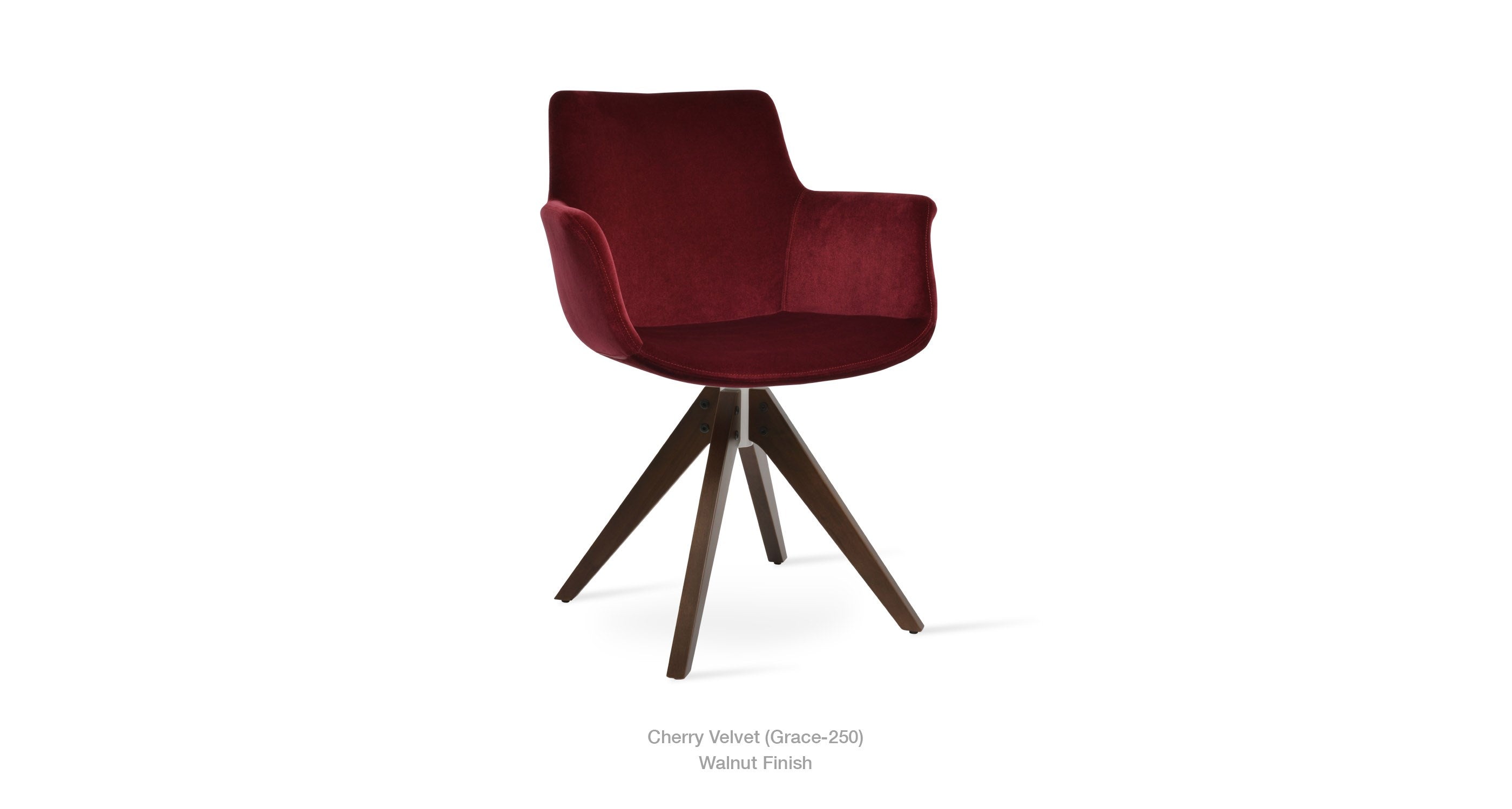 Bottega Pyramid Swivel Chair - durable construction for long-lasting use | Image 12 | InSTYLE Home & Rugs