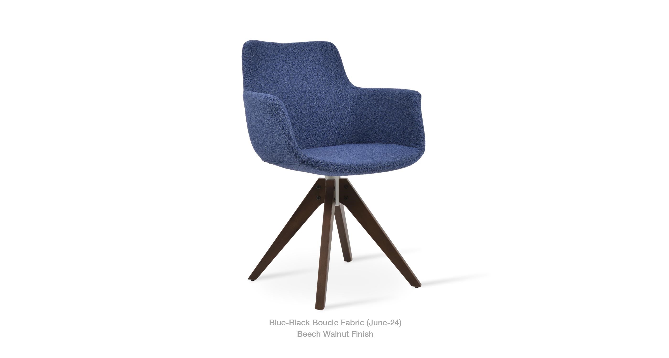 Bottega Pyramid Swivel Chair - durable construction for long-lasting use | Image 15 | InSTYLE Home & Rugs