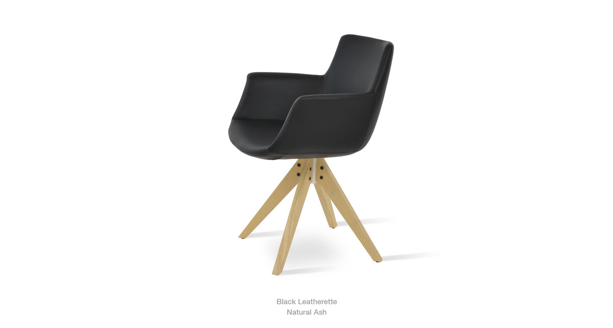 Bottega Pyramid Swivel Chair - durable construction for long-lasting use | Image 23 | InSTYLE Home & Rugs