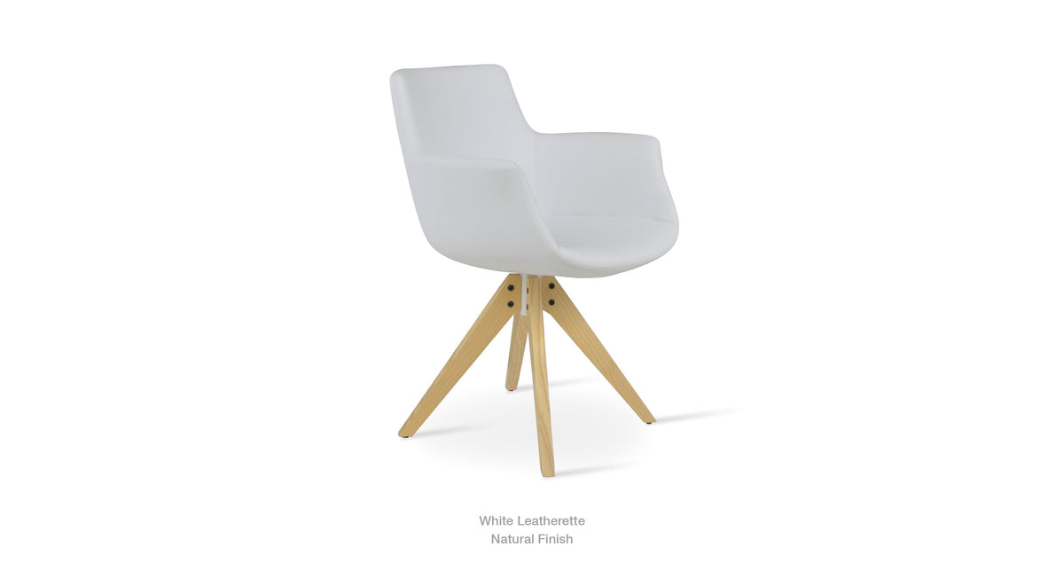 Bottega Pyramid Swivel Chair - durable construction for long-lasting use | Image 24 | InSTYLE Home & Rugs