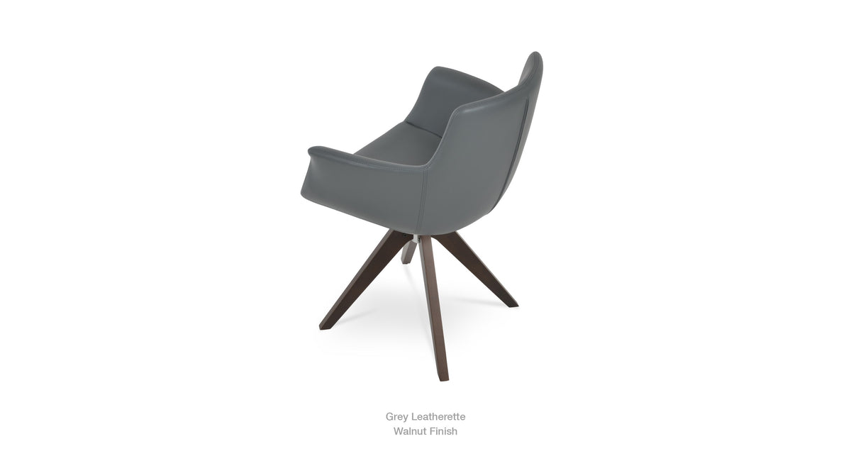 Bottega Pyramid Swivel Chair - durable construction for long-lasting use | Image 31 | InSTYLE Home & Rugs