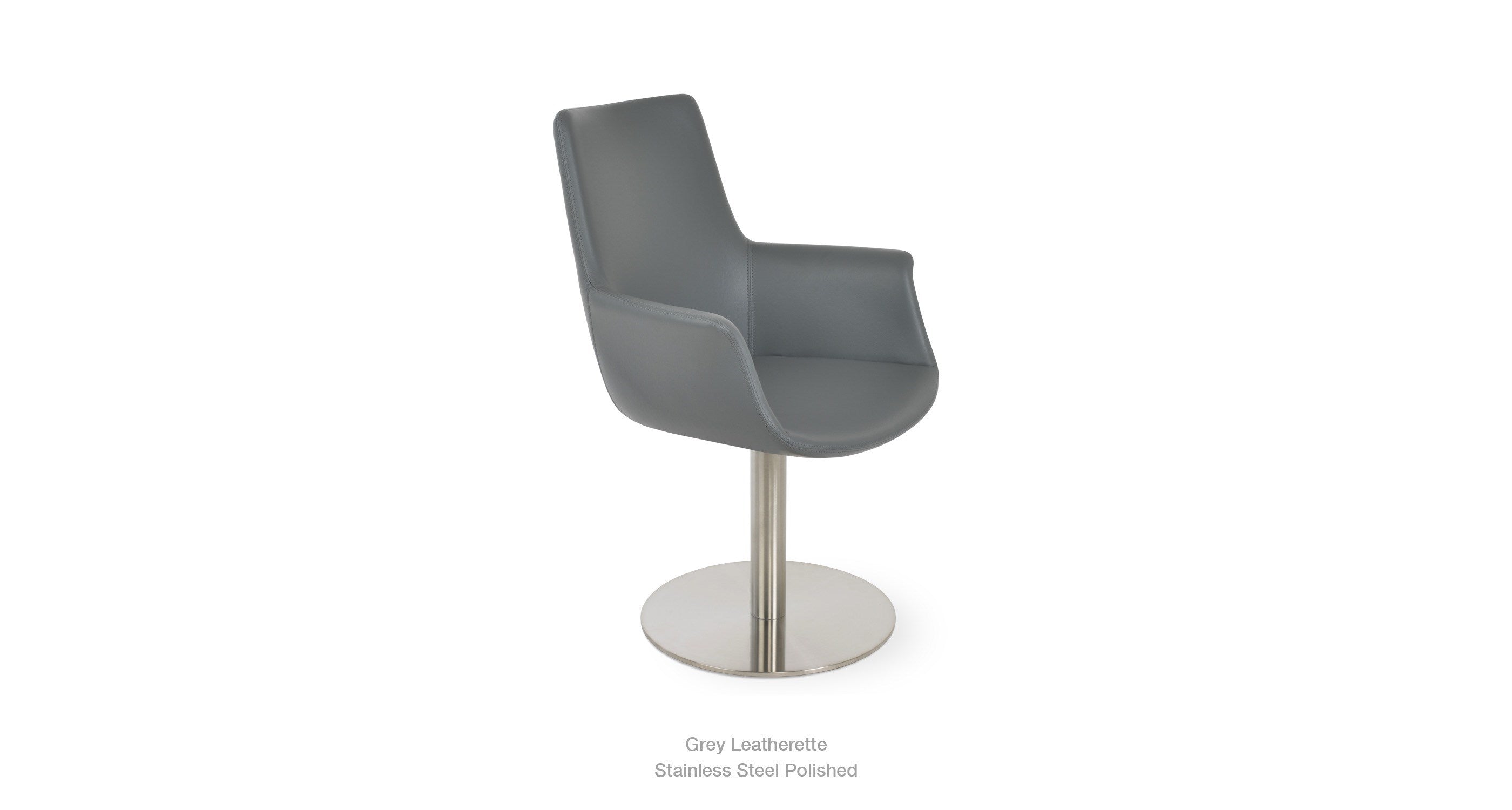 Bottega Round Swivel HB Chair - durable construction for long-lasting use | Image 17 | InSTYLE Home & Rugs