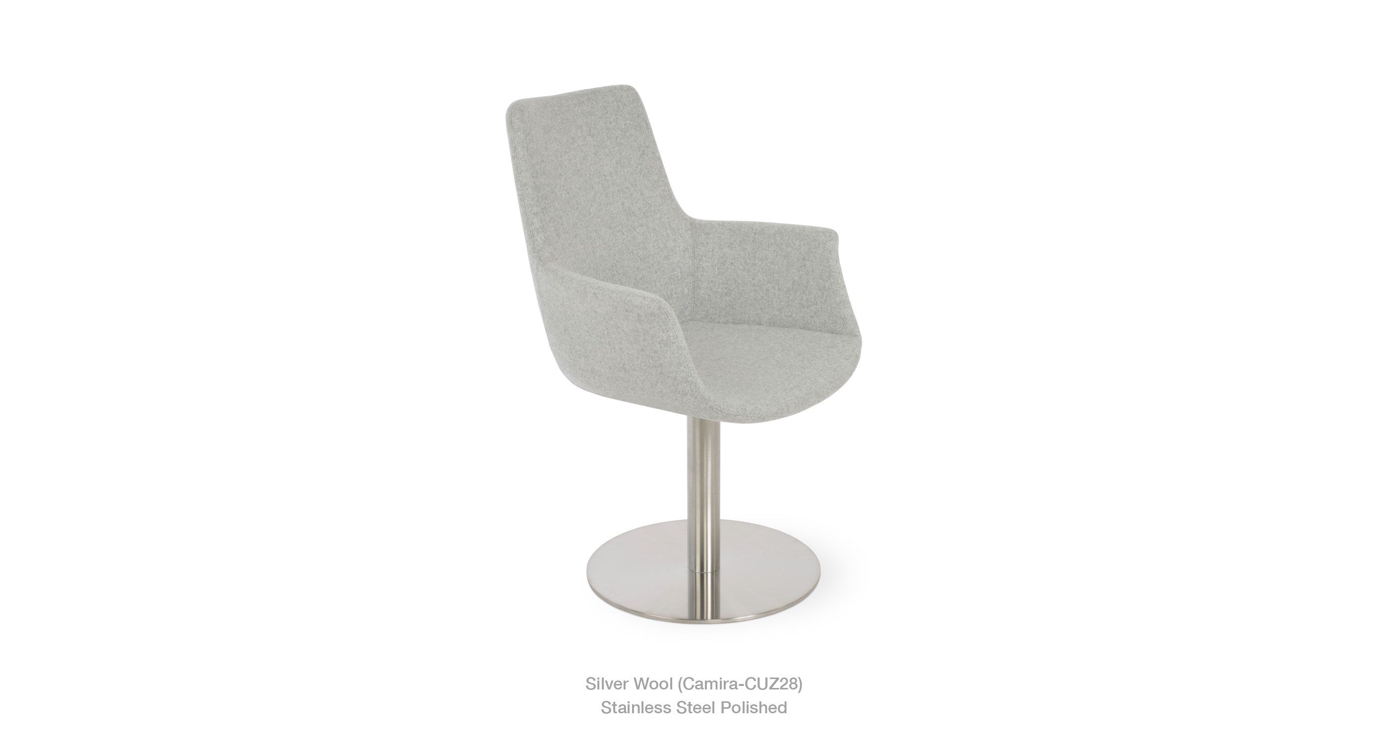 Bottega Round Swivel HB Chair - durable construction for long-lasting use | Image 18 | InSTYLE Home & Rugs