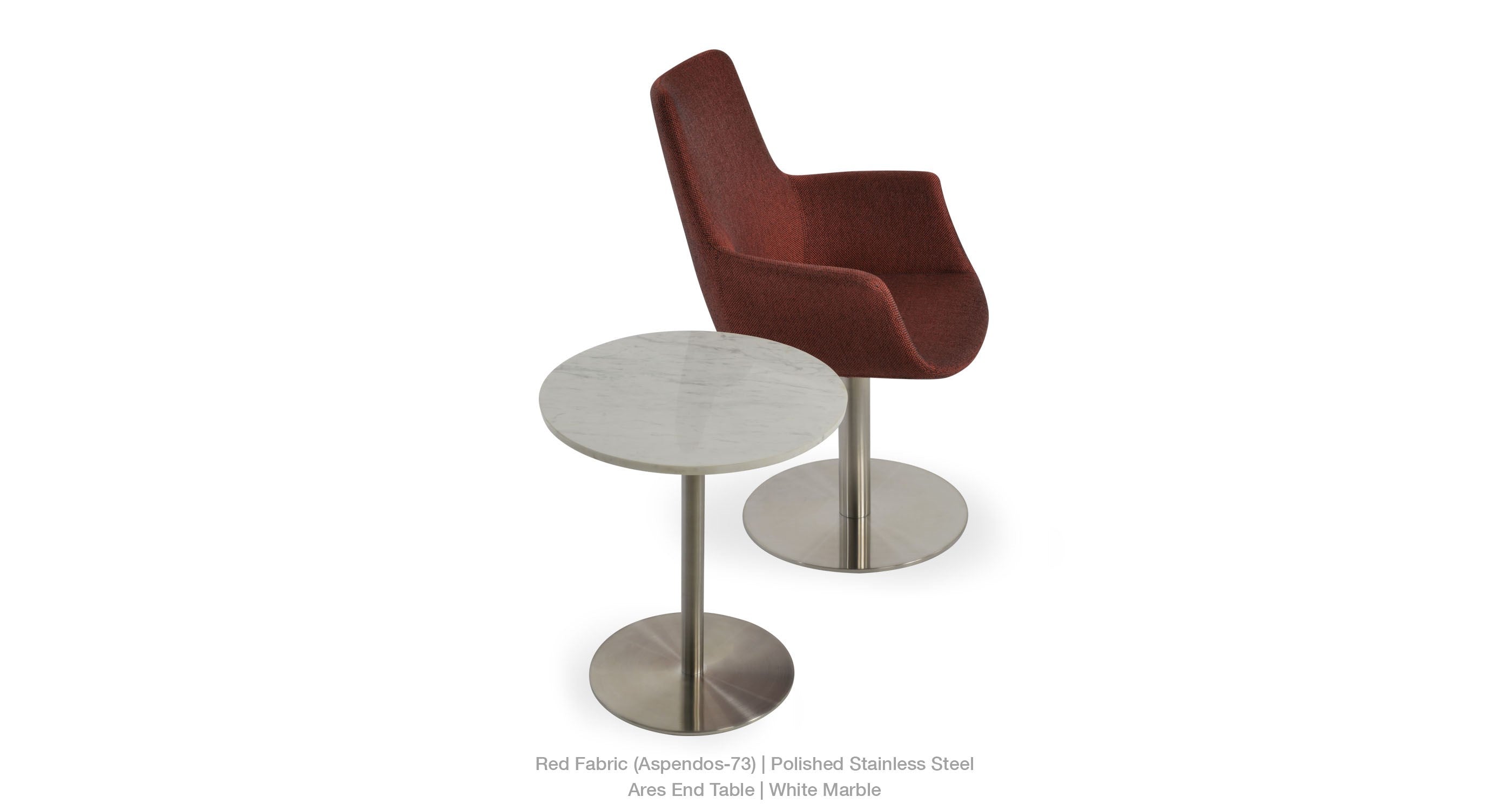 Bottega Round Swivel HB Chair - durable construction for long-lasting use | Image 22 | InSTYLE Home & Rugs