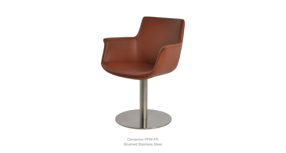 Bottega Round Swivel Chair - variety of styles from classic to contemporary | Image 30 | InSTYLE Home & Rugs
