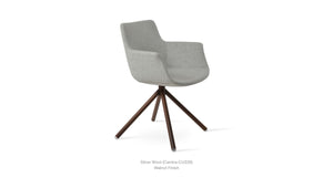 Bottega Stick Swivel Chair - comfortable seating for dining and office spaces | Image 4 | InSTYLE Home & Rugs