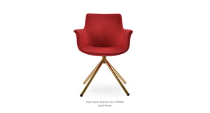 Bottega Stick Swivel Chair - comfortable seating for dining and office spaces | Image 13 | InSTYLE Home & Rugs