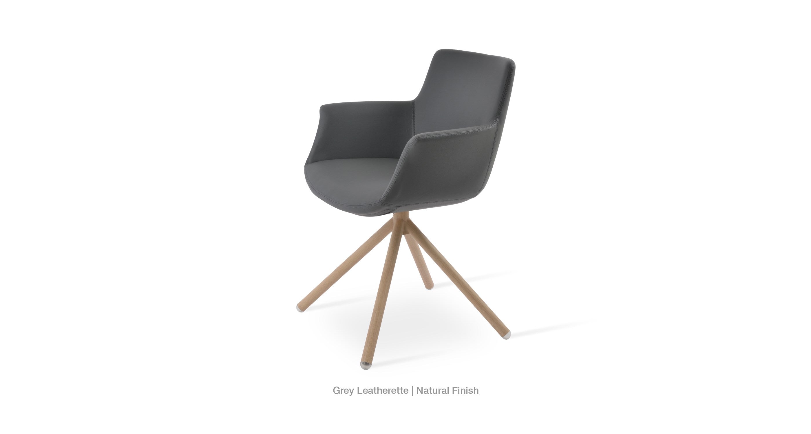 Bottega Stick Swivel Chair - comfortable seating for dining and office spaces | Image 17 | InSTYLE Home & Rugs