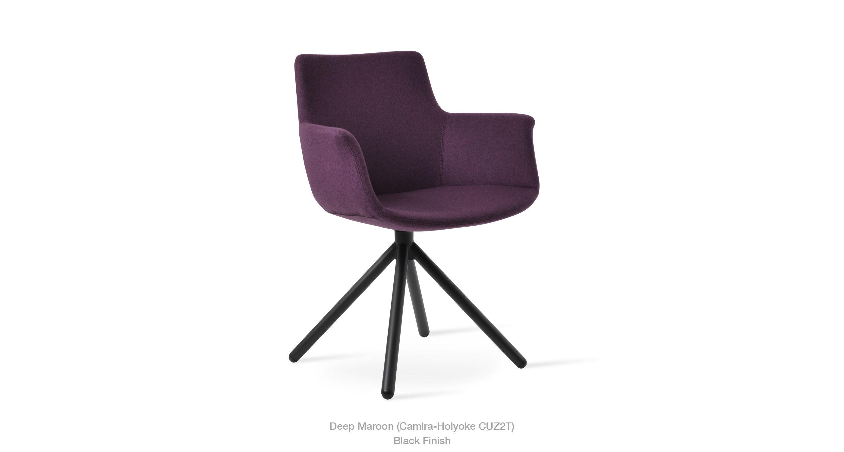 Bottega Stick Swivel Chair - comfortable seating for dining and office spaces | Image 20 | InSTYLE Home & Rugs