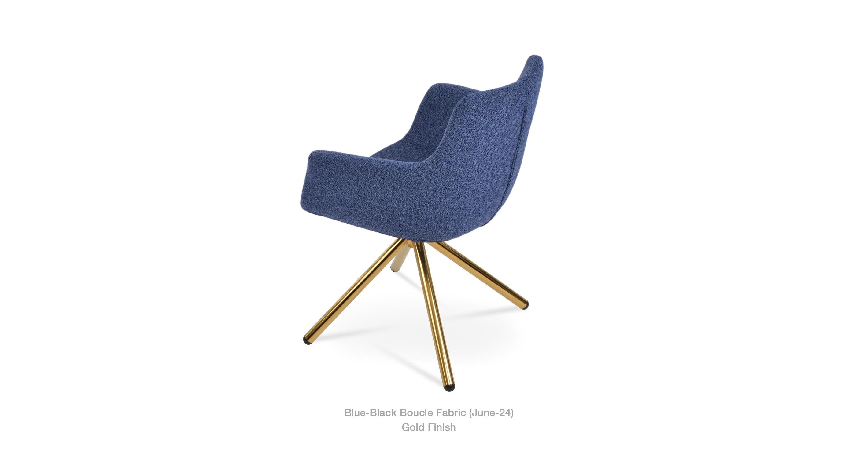 Bottega Stick Swivel Chair - comfortable seating for dining and office spaces | Image 26 | InSTYLE Home & Rugs
