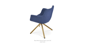 Bottega Stick Swivel Chair - comfortable seating for dining and office spaces | Image 26 | InSTYLE Home & Rugs