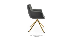 Bottega Stick Swivel Chair - comfortable seating for dining and office spaces | Image 29 | InSTYLE Home & Rugs