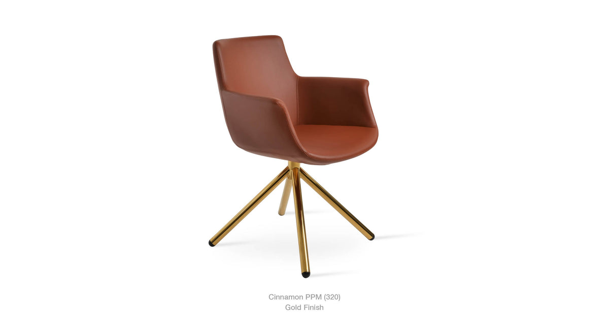 Bottega Stick Swivel Chair - comfortable seating for dining and office spaces | Image 32 | InSTYLE Home & Rugs
