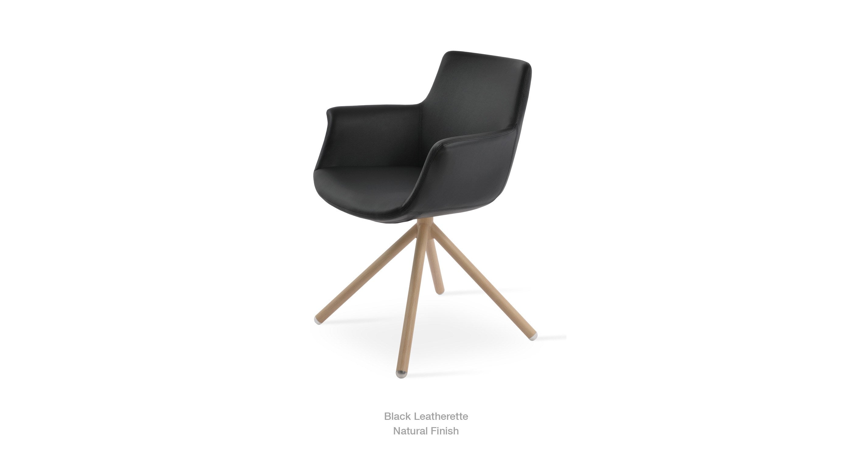 Bottega Stick Swivel Chair - comfortable seating for dining and office spaces | Image 36 | InSTYLE Home & Rugs