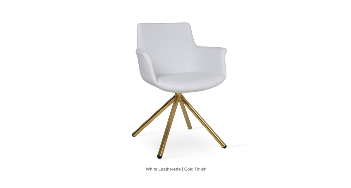 Bottega Stick Swivel Chair - comfortable seating for dining and office spaces | Image 38 | InSTYLE Home & Rugs