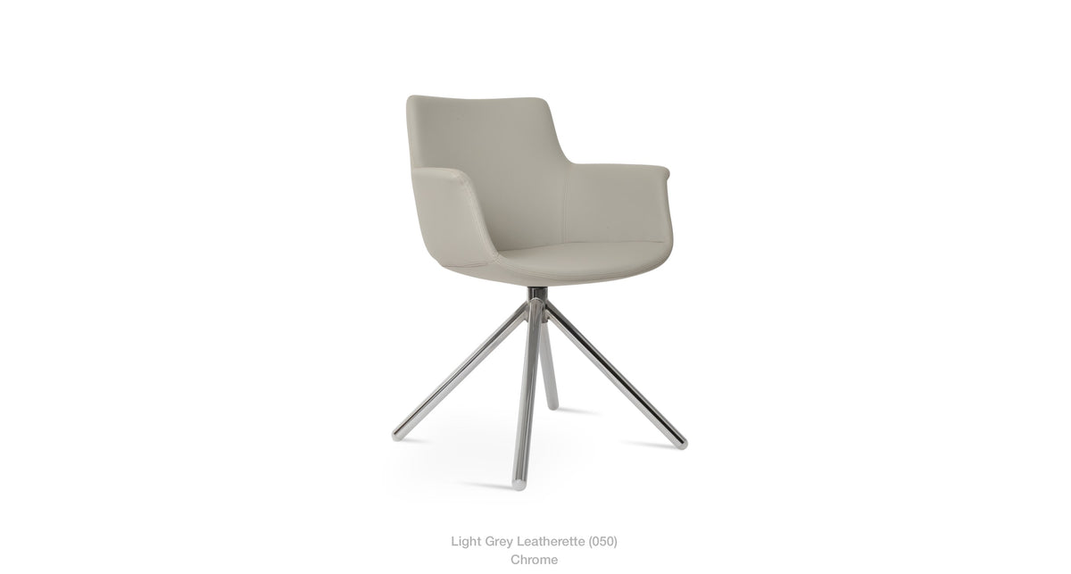 Bottega Stick Swivel Chair - comfortable seating for dining and office spaces | Image 43 | InSTYLE Home & Rugs