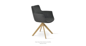 Bottega Sword Swivel Chair - durable construction for long-lasting use | Image 4 | InSTYLE Home & Rugs