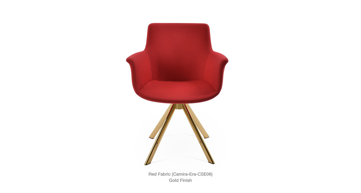 Bottega Sword Swivel Chair - durable construction for long-lasting use | Image 7 | InSTYLE Home & Rugs