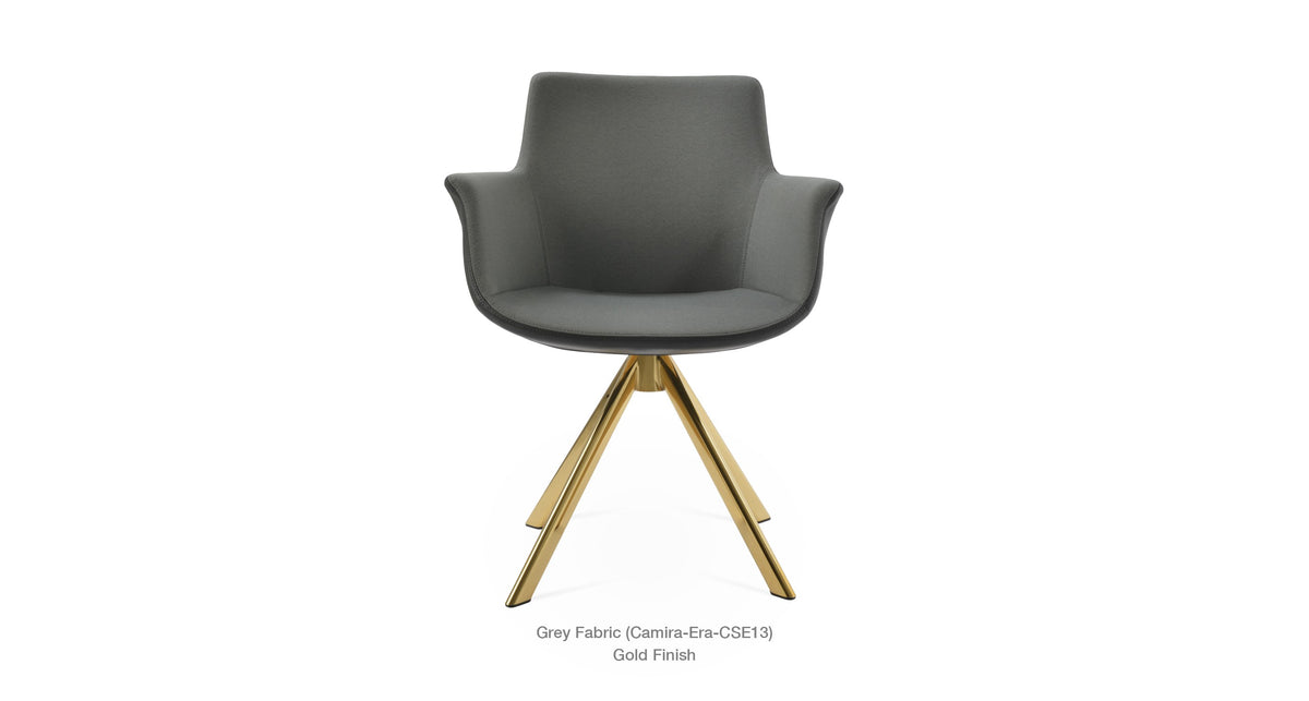 Bottega Sword Swivel Chair - durable construction for long-lasting use | Image 14 | InSTYLE Home & Rugs