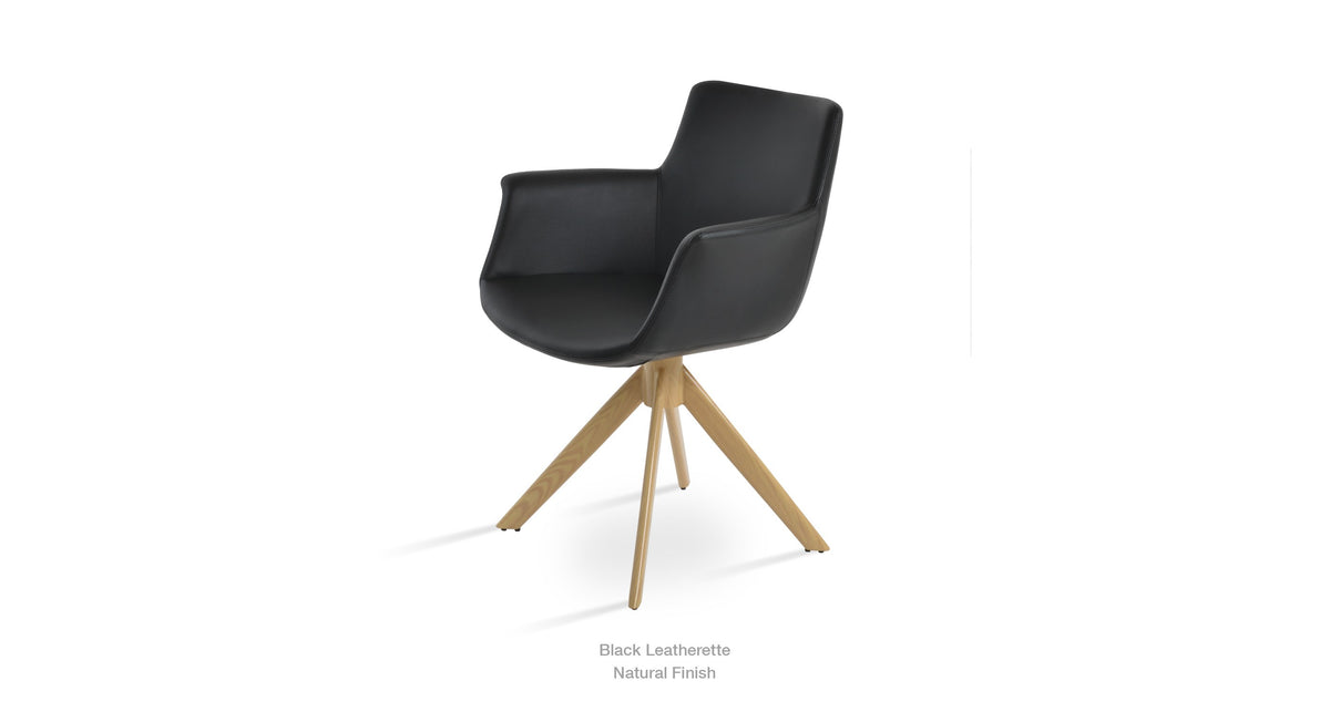 Bottega Sword Swivel Chair - durable construction for long-lasting use | Image 16 | InSTYLE Home & Rugs