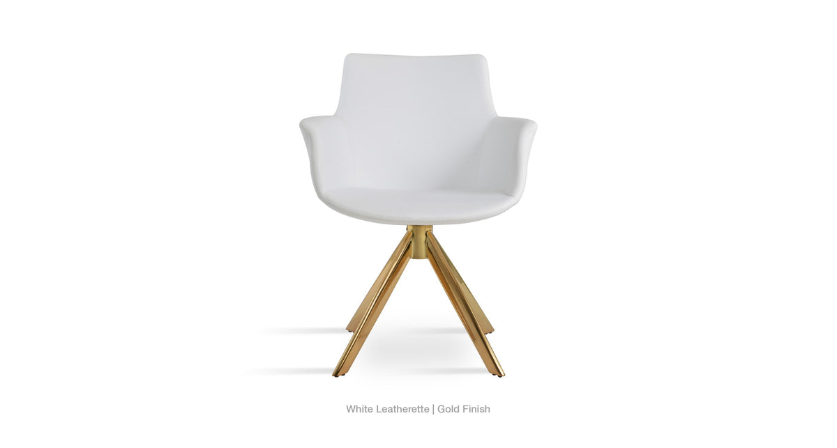 Bottega Sword Swivel Chair - durable construction for long-lasting use | Image 21 | InSTYLE Home & Rugs