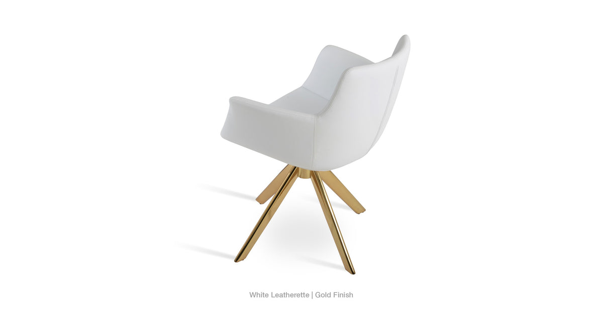 Bottega Sword Swivel Chair - durable construction for long-lasting use | Image 23 | InSTYLE Home & Rugs