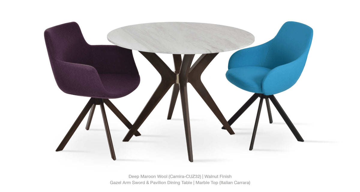 Bottega Sword Swivel Chair - durable construction for long-lasting use | Image 32 | InSTYLE Home & Rugs