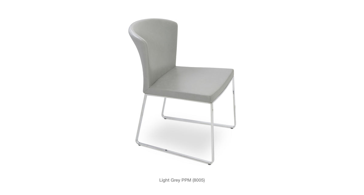 Capri Sled Chair - elegant seating for dining areas | Image 15 | InSTYLE Home & Rugs