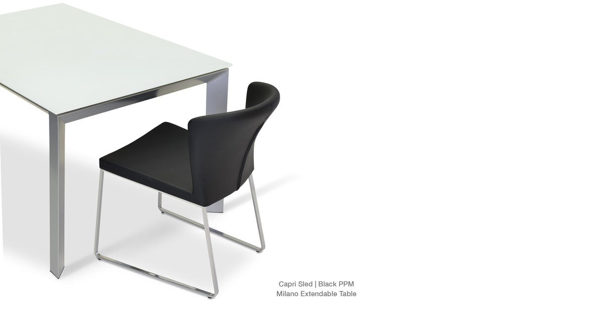 Capri Sled Chair - elegant seating for dining areas | Image 39 | InSTYLE Home & Rugs