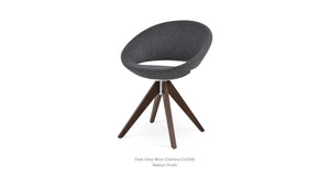 Crescent Pyramid Swivel Chair - durable construction for long-lasting use | Image 7 | InSTYLE Home & Rugs
