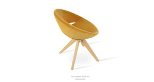 Crescent Pyramid Swivel Chair - durable construction for long-lasting use | Image 11 | InSTYLE Home & Rugs