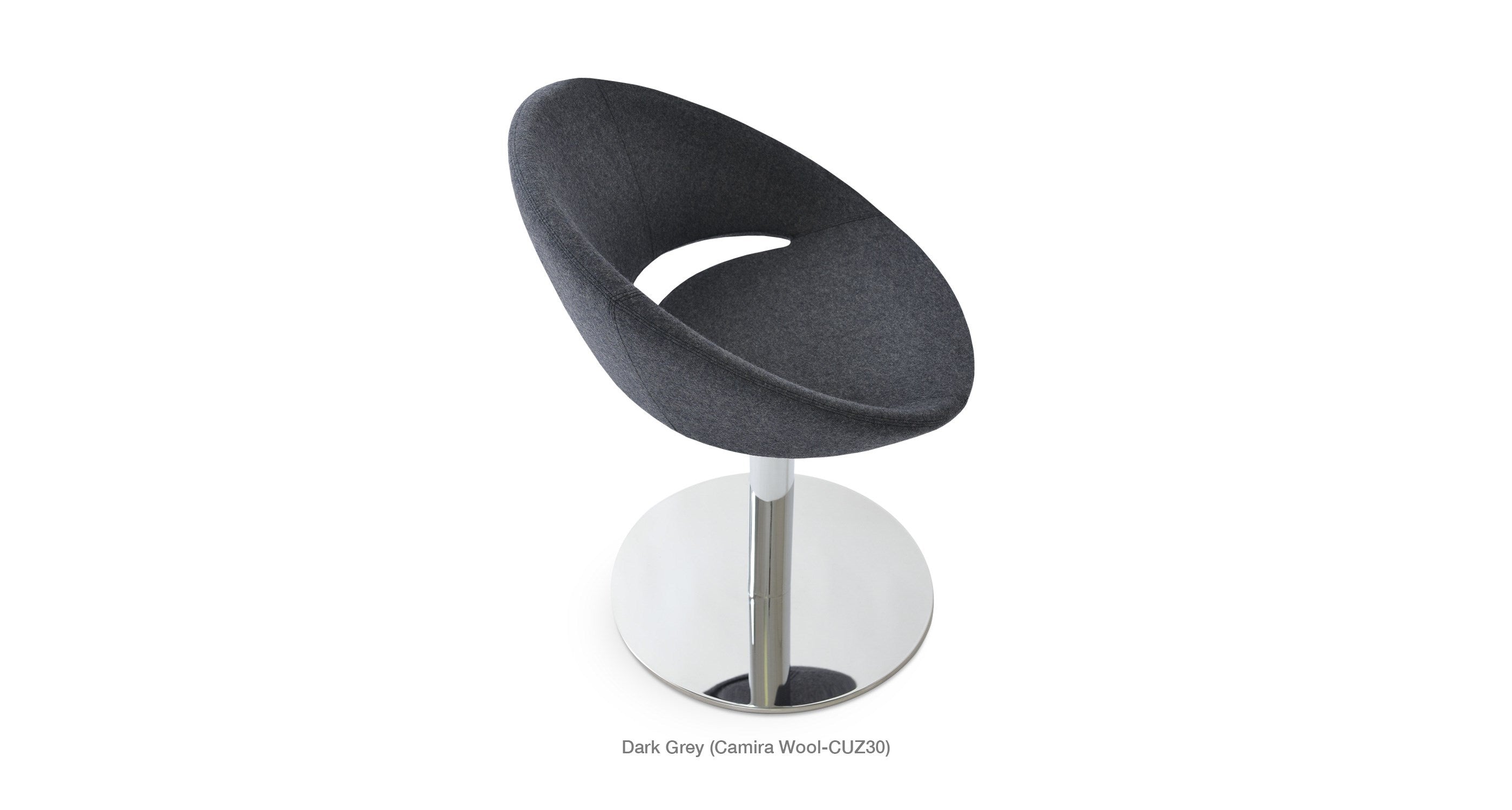 Crescent Round Swivel Chair - durable construction for long-lasting use | Image 25 | InSTYLE Home & Rugs