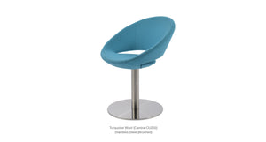 Crescent Round Swivel Chair - durable construction for long-lasting use | Image 5 | InSTYLE Home & Rugs