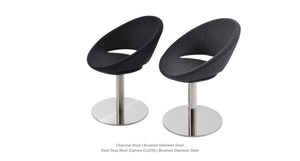 Crescent Round Swivel Chair - durable construction for long-lasting use | Image 7 | InSTYLE Home & Rugs