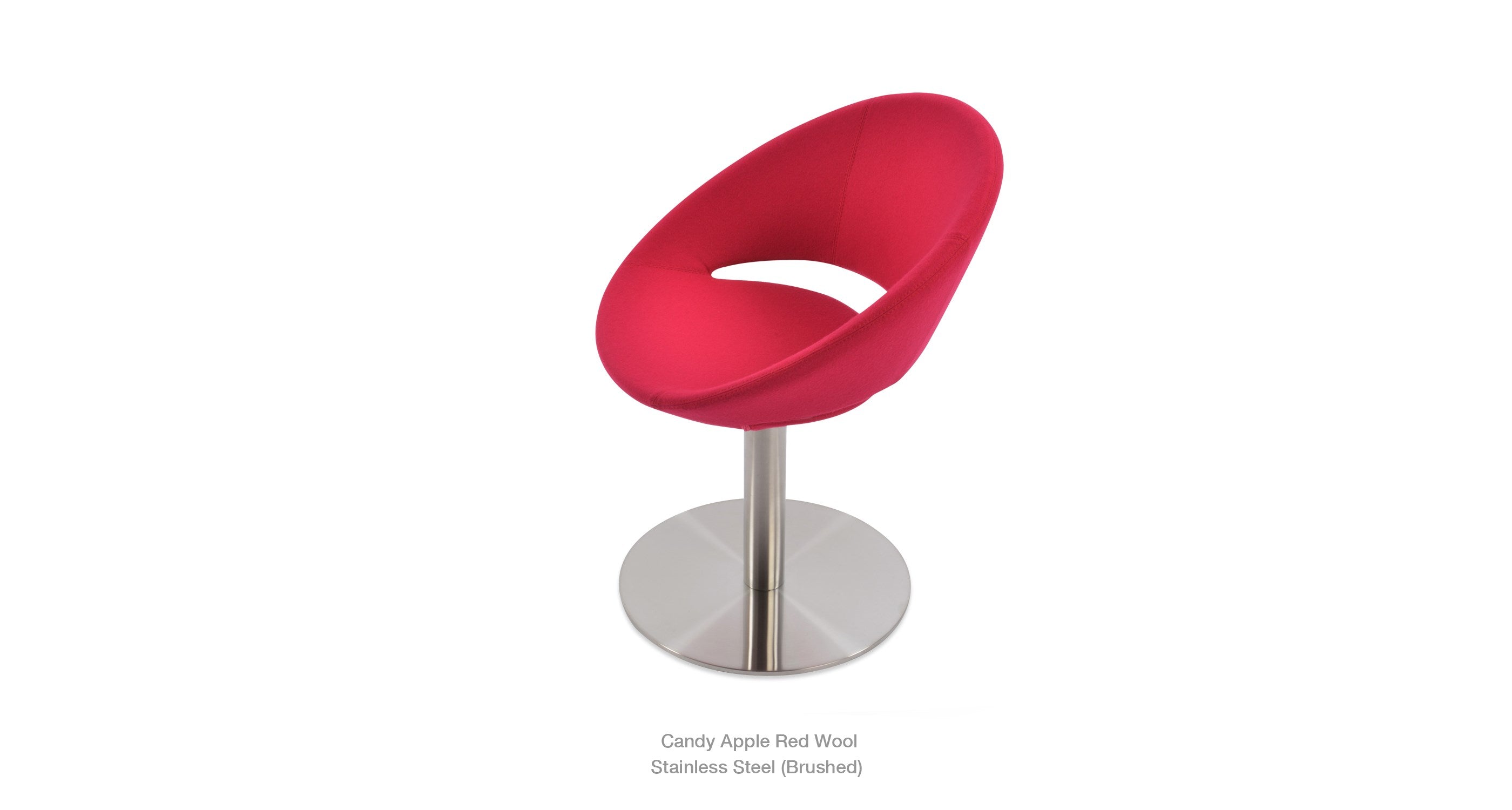 Crescent Round Swivel Chair - durable construction for long-lasting use | Image 13 | InSTYLE Home & Rugs