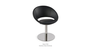 Crescent Round Swivel Chair - durable construction for long-lasting use | Image 15 | InSTYLE Home & Rugs