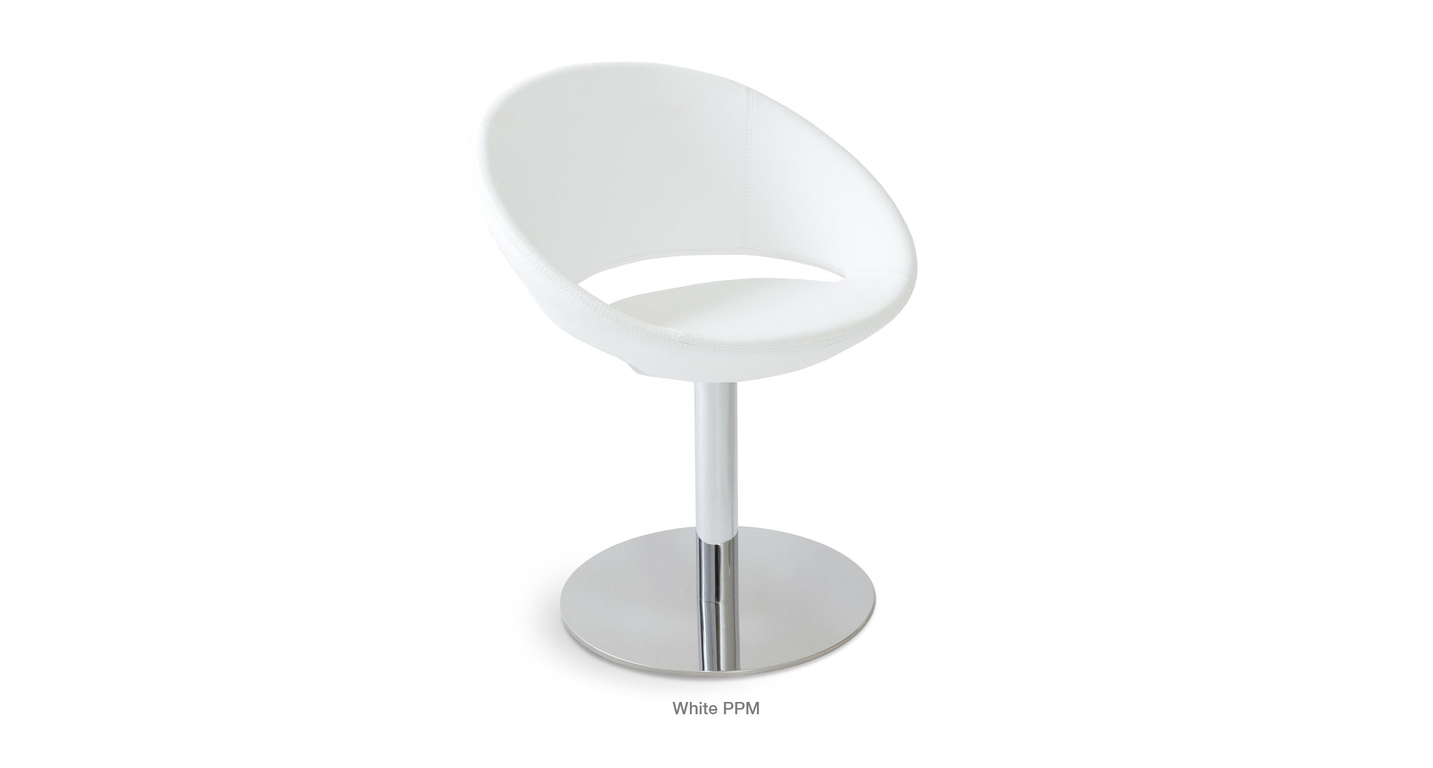 Crescent Round Swivel Chair - durable construction for long-lasting use | Image 16 | InSTYLE Home & Rugs