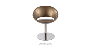 Crescent Round Swivel Chair - durable construction for long-lasting use | Image 18 | InSTYLE Home & Rugs