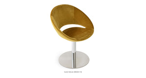 Crescent Round Swivel Chair - durable construction for long-lasting use | Image 21 | InSTYLE Home & Rugs
