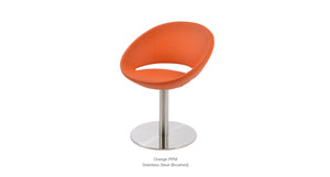 Crescent Round Swivel Chair - durable construction for long-lasting use | Image 24 | InSTYLE Home & Rugs