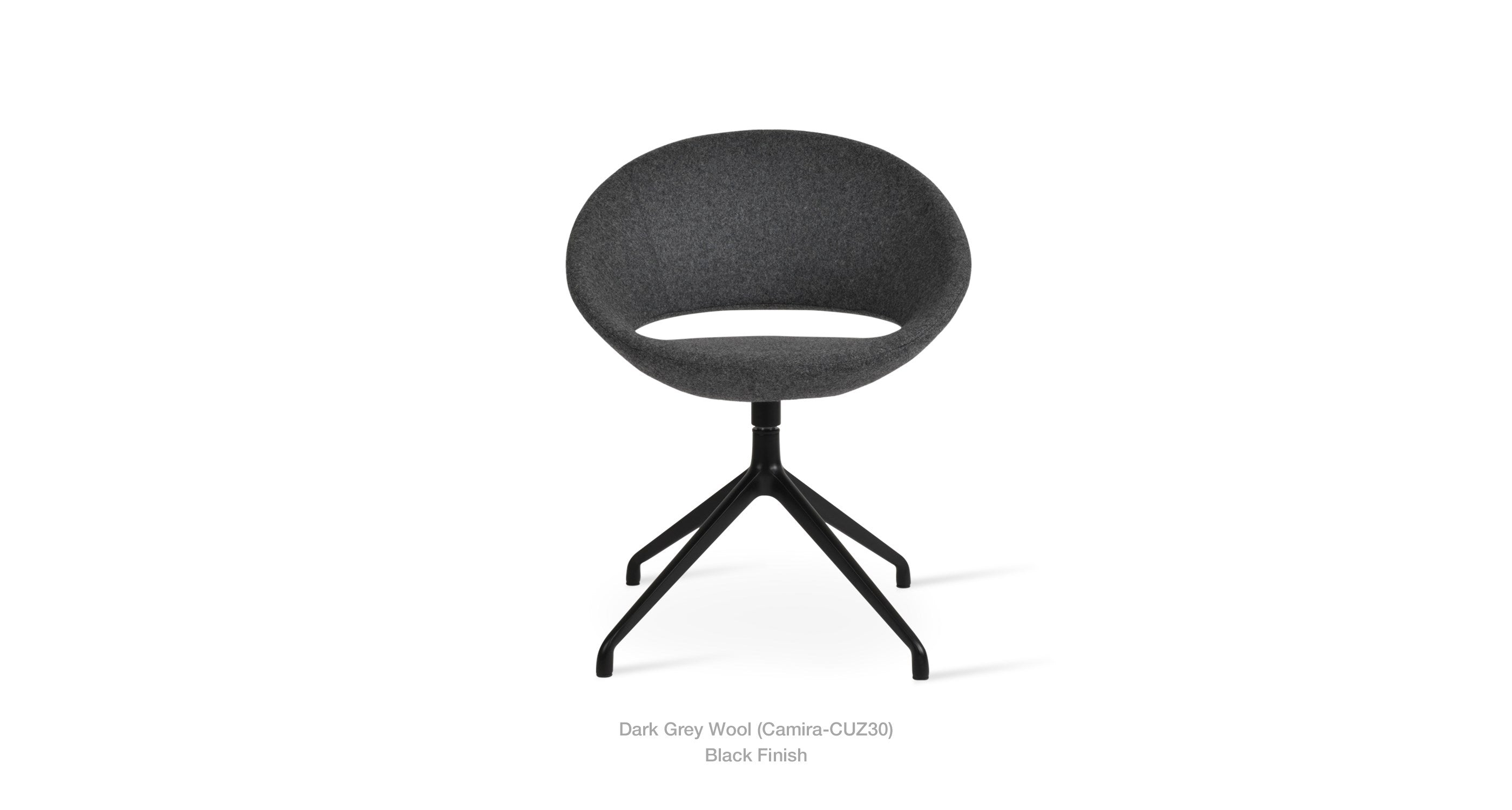 Crescent Spider Swivel Chair - comfortable seating for dining and office spaces | Image 42 | InSTYLE Home & Rugs